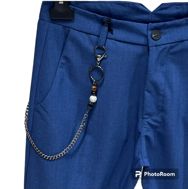 pantalone uomo tasca america slim classico capri sartoriale - immagine 3