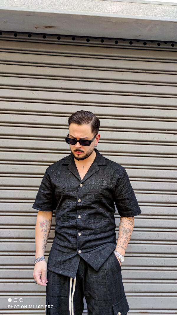 coordinato uomo ricamato "super" - immagine 2