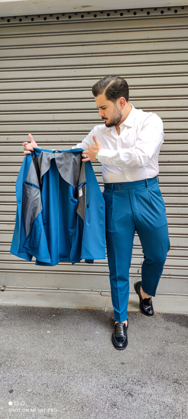 abito doppio petto slim fit - immagine 5