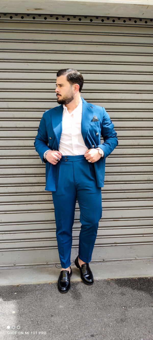 abito doppio petto slim fit - immagine 4