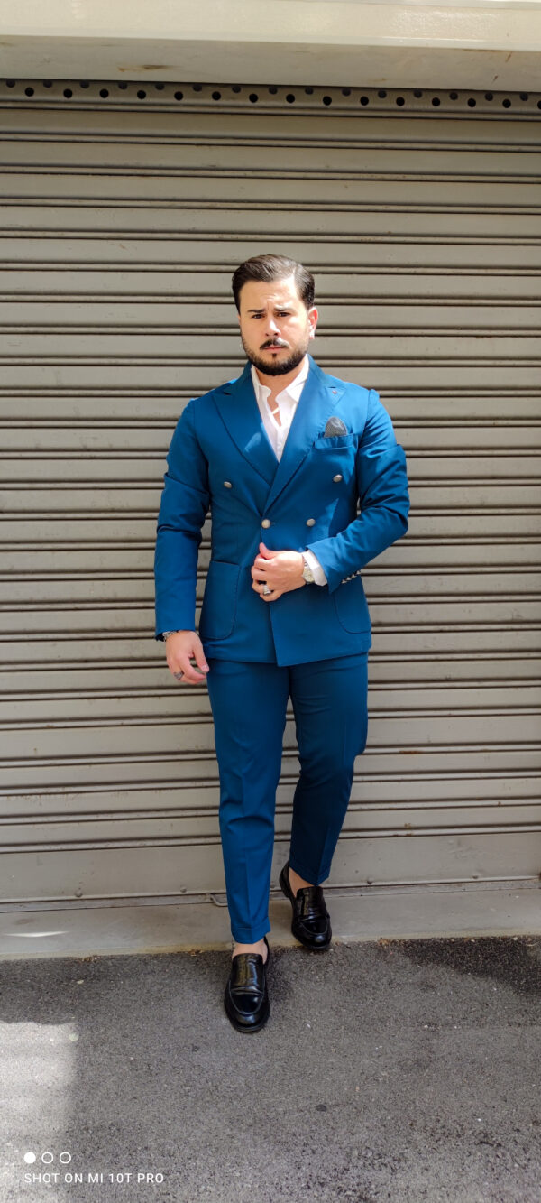 abito doppio petto slim fit