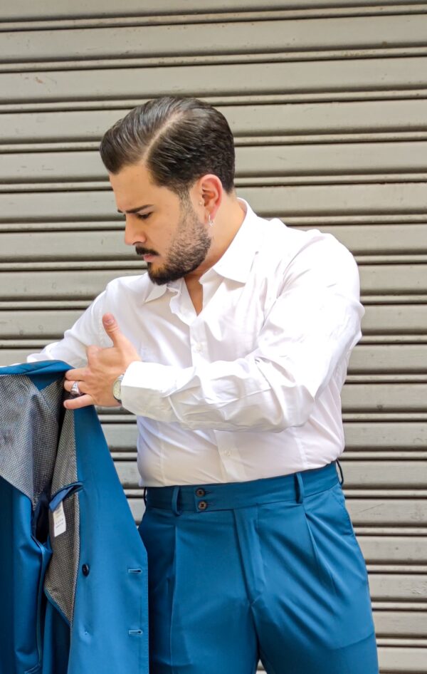 camicia classica slim fit "disculpe"