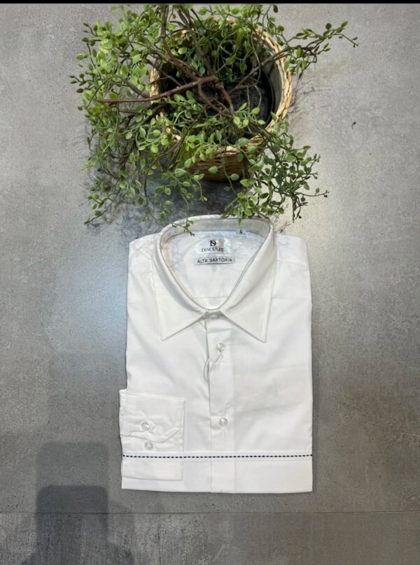 camicia classica slim fit "disculpe" - immagine 2