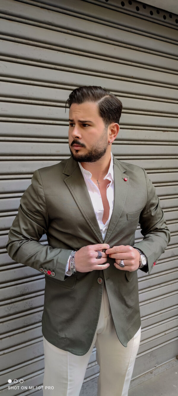 giacca monopetto slim fit - immagine 2