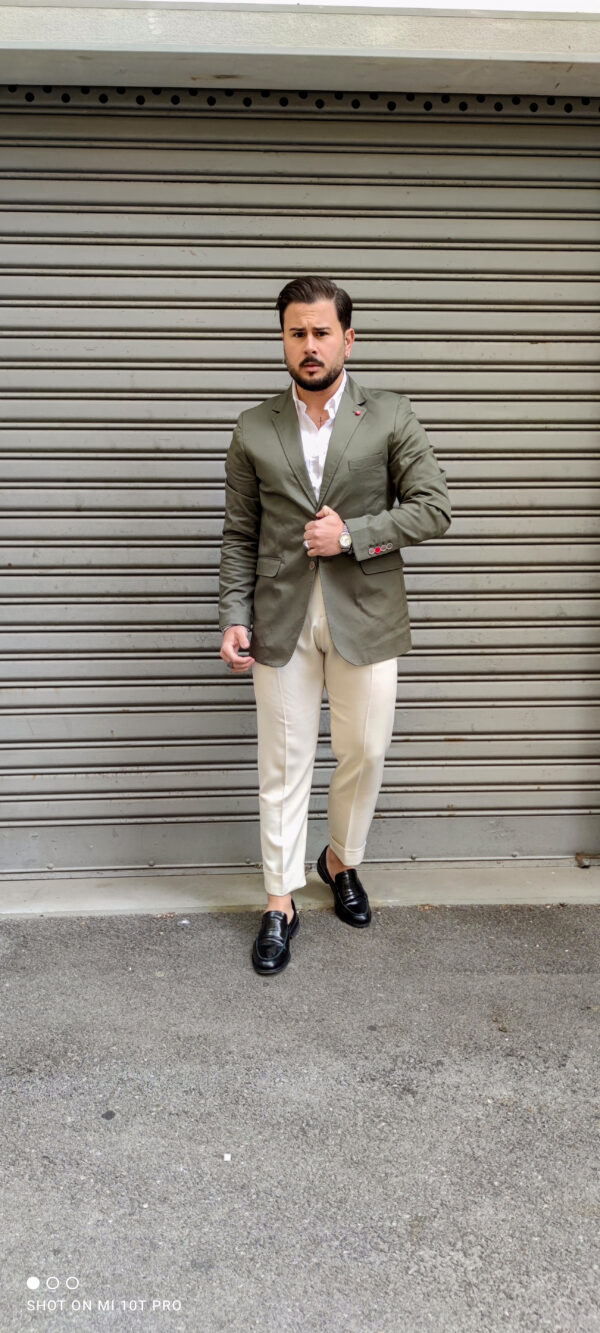 giacca monopetto slim fit
