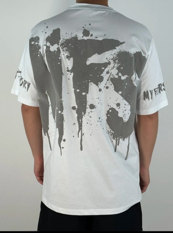 T-shirt  stampa white "nfs"