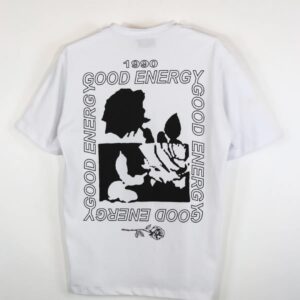 T-shirt white "good energy"