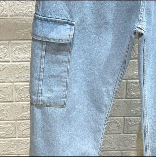 Jeans  con tasconi - immagine 3