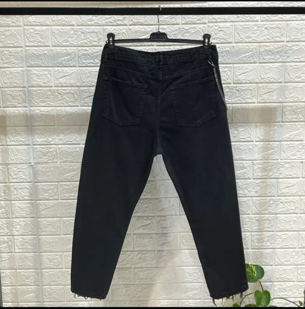 pantalone nero basic - immagine 2
