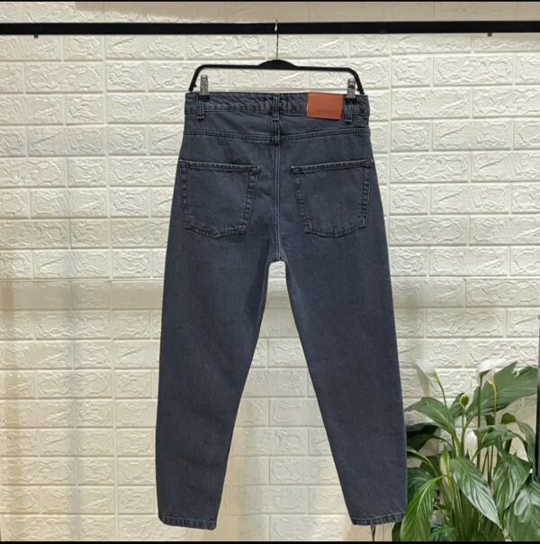 pantalone in denim grigio - immagine 4