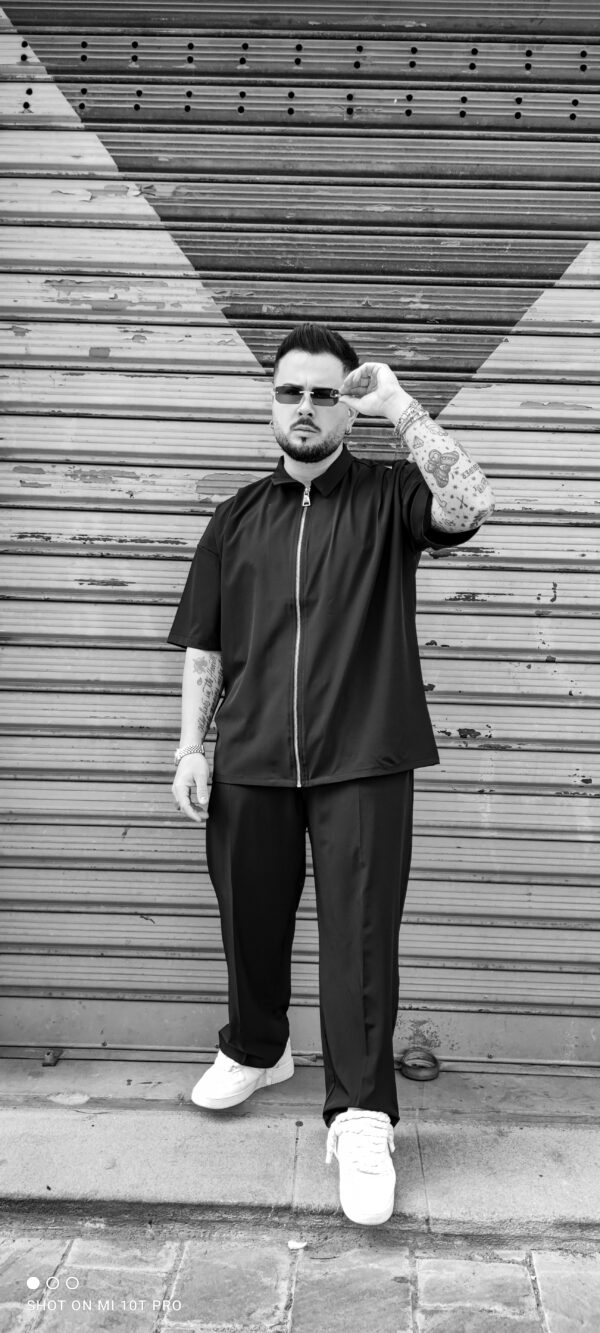 coordinato baggy nero - immagine 3