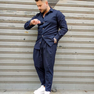 coordinato blu navy