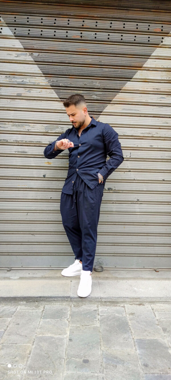 coordinato blu navy