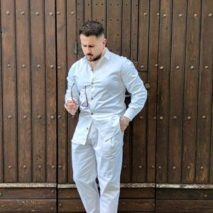 coordinato total white